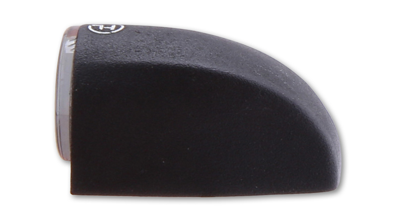 HIGHSIDER Pro Proton Three LED Blinker Gehäuse Schwarz / Linse Rauchgrau (Paar), Vorn & Hinten – Bild 5