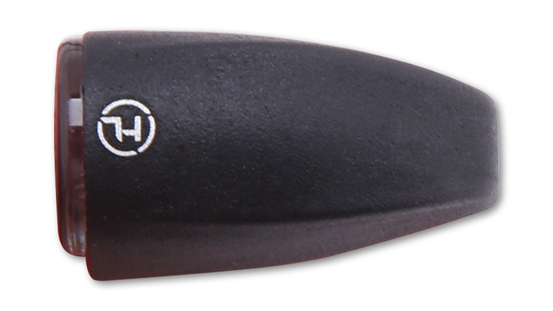 HIGHSIDER Pro Proton Three LED Blinker Gehäuse Schwarz / Linse Rauchgrau (Paar), Vorn & Hinten – Bild 8