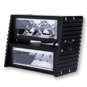 HIGHSIDER pro Scheinwerfer Ultimate LED Schwarz Mit Wave-Halter, E-Geprüft (1Stck)