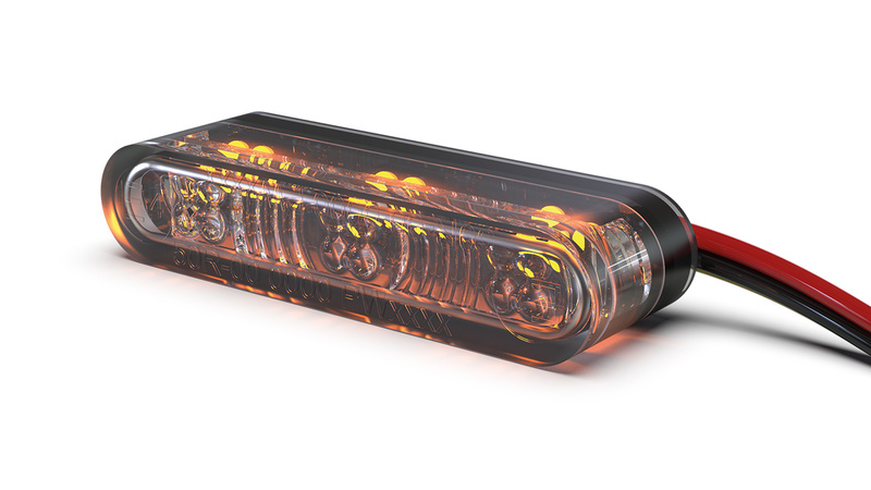 HIGHSIDER pro Star-MX1 Pro Modul LED Rück-, Bremslicht, Blinker Schwarz/Getönt 3in1, E-Geprüft (Paar) – Bild 3