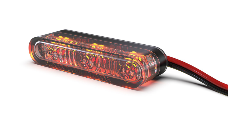 HIGHSIDER pro Star-MX1 Pro Modul LED Rück-, Bremslicht, Blinker Schwarz/Getönt 3in1, E-Geprüft (Paar) – Bild 4