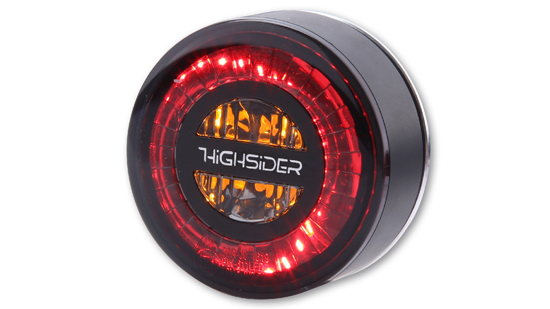 HIGHSIDER pro Rocket Module LED Rück-, Bremslicht, Blinker Schwarz/Getönt 3in1, E-Geprüft (Paar) – Bild 9