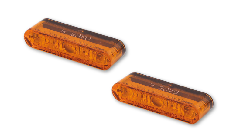 HIGHSIDER pro Star-MX1 Pro LED Indicator Gehäuse Schwarz / Linse Rauchgrau (Paar), Vorn & Hinten – Bild 5