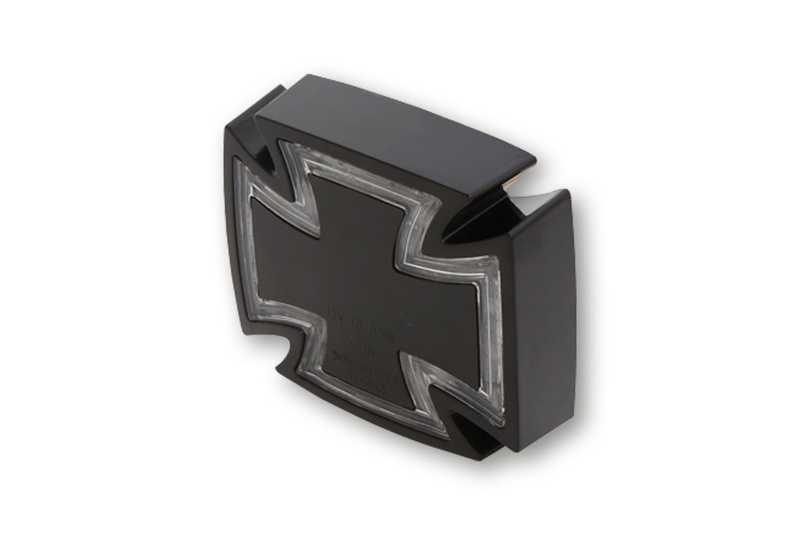 HIGHSIDER pro Gothic LED Rücklicht Schwarz/Transparent (1Stck) – Bild 4