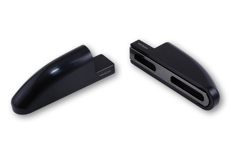 HIGHSIDER pro FB-1 Spiegeladapter CNC, Für Verkleidungsspiegel, lang, Set – Bild 3