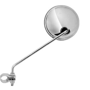 HIGHSIDER smart R&uuml;ckspiegel chrom mit Bride, &Oslash;105mm, M8X1.25 (1Stck.)