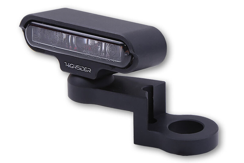 HIGHSIDER Pro Typ 2 LED Blinker Gehäuse Schwarz / Linse Rauchgrau (Paar), Vorn – Bild 5