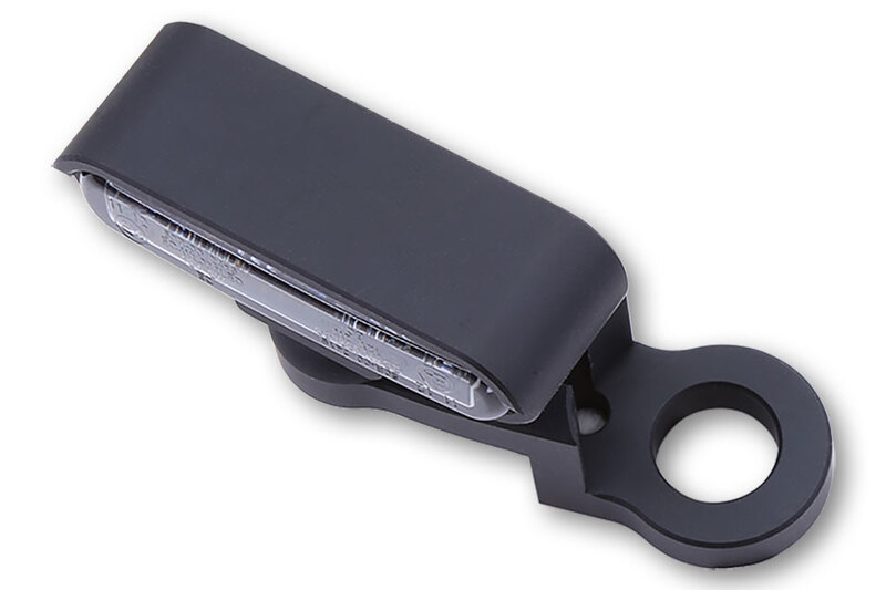 HIGHSIDER Pro Typ 2 LED Blinker Gehäuse Schwarz / Linse Rauchgrau (Paar), Vorn – Bild 7