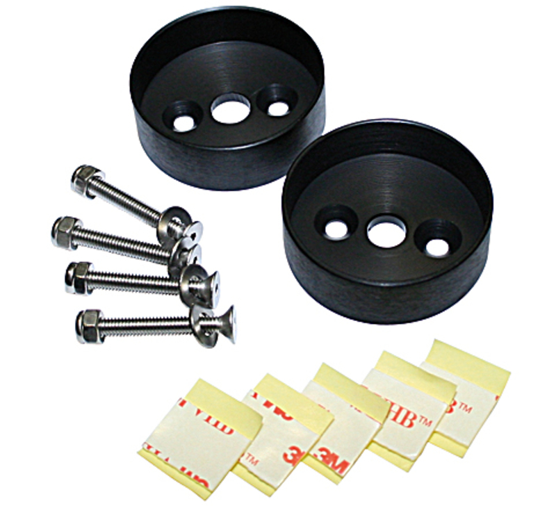 HIGHSIDER pro Alugehäuse Schwarz Für Colorado LED Einheit (Paar)