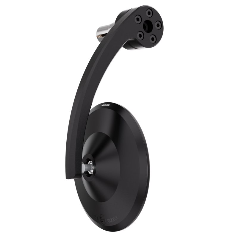 HIGHSIDER pro Lenkerendenspiegel Montana-Blast Evo Schwarz (1Stck.) – Bild 3