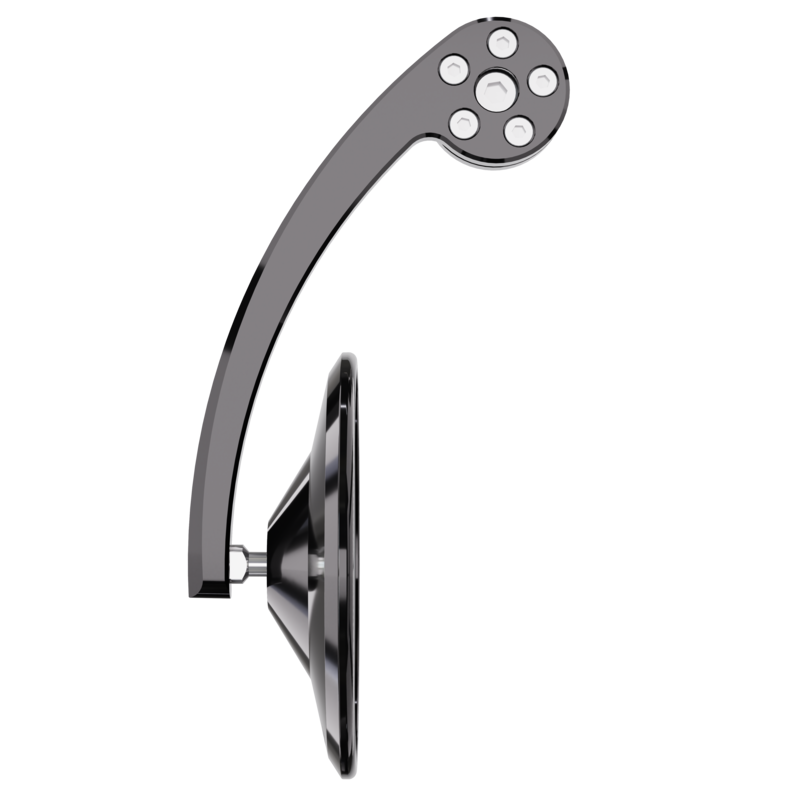 HIGHSIDER pro Lenkerendenspiegel Montana EVO Schwarz (1Stck.) – Bild 4