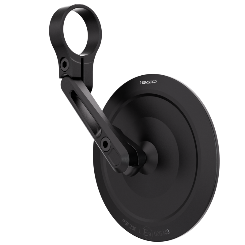 HIGHSIDER pro Lenkerendenspiegel Montana-Slim Schwarz (1Stck.) – Bild 3