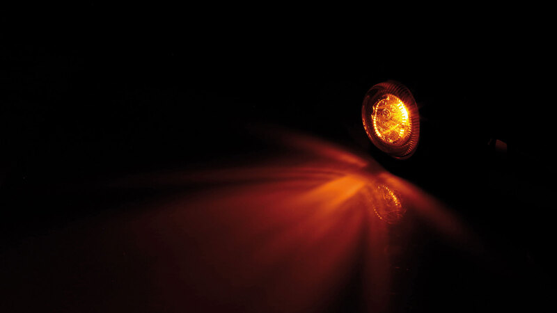 HIGHSIDER pro Akron-X LED Mini Indicator Gehäuse Schwarz / Linse Rauchgrau (Paar), Vorn & Hinten – Bild 5