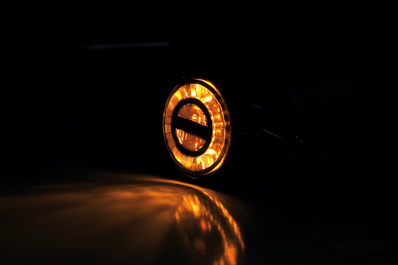 HIGHSIDER pro Rocket Bullet LED Indicator Gehäuse Chrom / Linse Rauchgrau (Paar), Vorn & Hinten – Bild 5