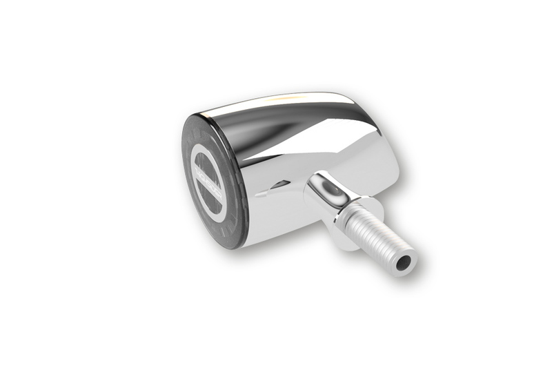 HIGHSIDER pro Rocket Classic LED Indicator Gehäuse Chrom / Linse Rauchgrau (Paar), Vorn & Hinten – Bild 2