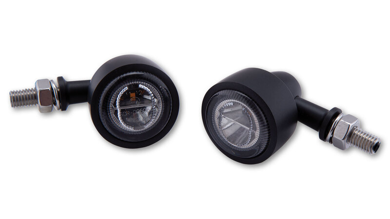 HIGHSIDER pro Classic-X1 LED Rück-, Bremslicht, Blinker Chrom/Getönt 3in1, E-Geprüft (Paar)