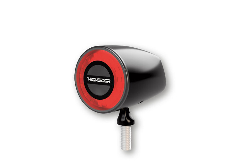 HIGHSIDER pro Rocket Classic LED Rücklicht Chrom/Getönt (1Stck)