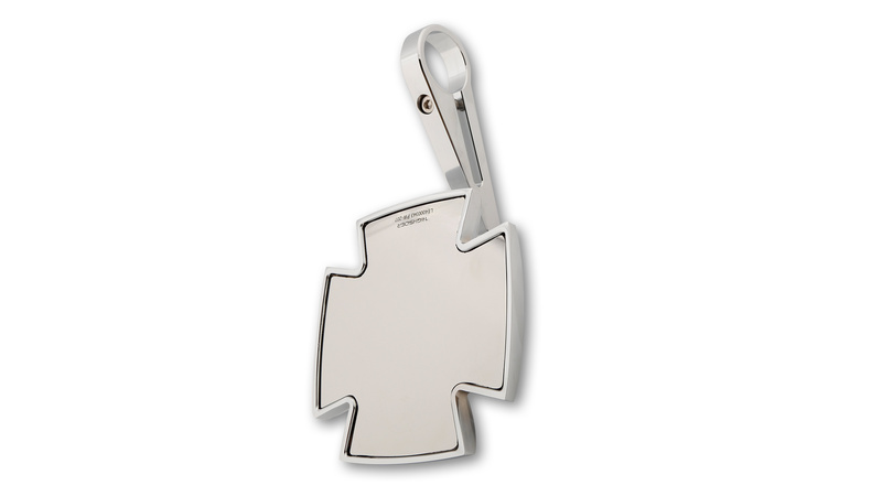 HIGHSIDER pro Lenkerendenspiegel Iron Cross Schwarz (1Stck.) – Bild 5