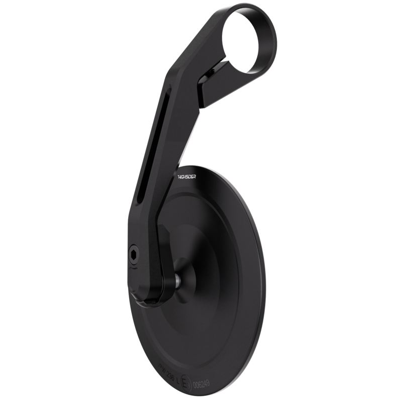 HIGHSIDER pro Lenkerendenspiegel Montana-Slim Schwarz Universal (1Stck.) – Bild 3