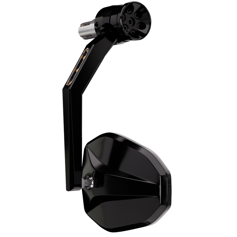 HIGHSIDER pro Lenkerendenspiegel Victory-RIM Schwarz Mit LED Blinker (1Stck.) – Bild 3