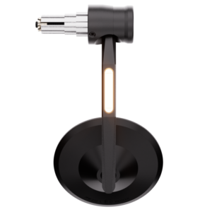 HIGHSIDER pro Lenkerendenspiegel Montana-RIM Schwarz Mit LED Blinker (1Stck.)