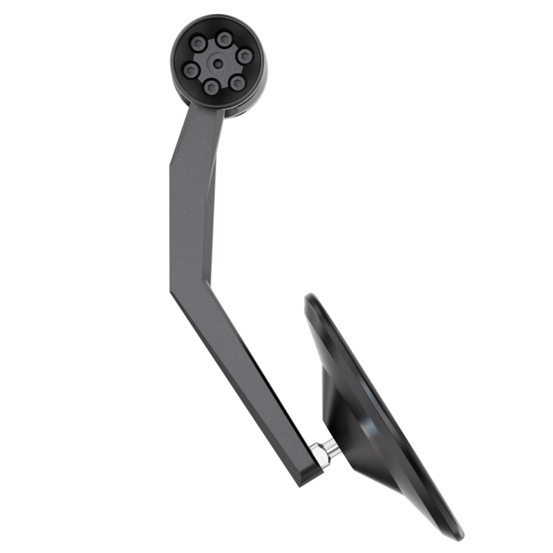 HIGHSIDER pro Lenkerendenspiegel Montana-RIM Schwarz Mit LED Blinker (1Stck.) – Bild 8