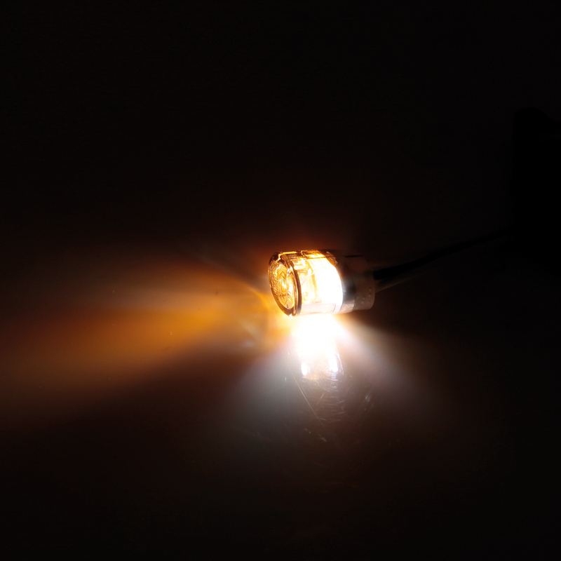 HIGHSIDER Pro Epso-Pro LED 2in1 Blinker-Positionsleuchten-Kombination Modul Linse Rauchgrau (Paar), Vorn – Bild 5