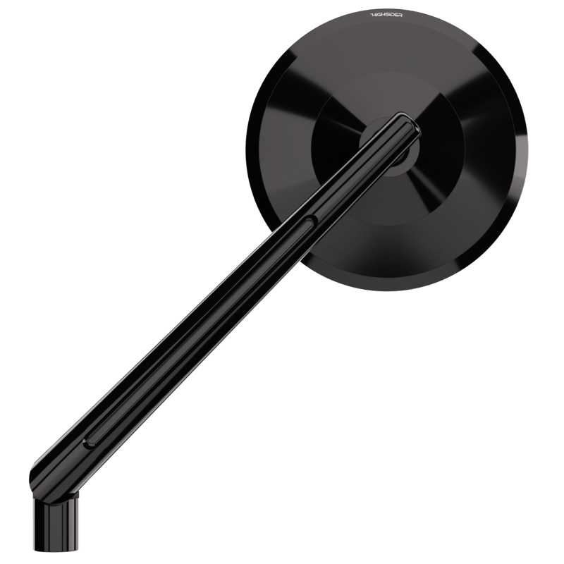 HIGHSIDER pro Lenkerspiegel Montana-XL Schwarz (1Stck.)