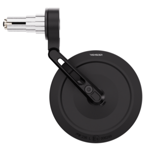 HIGHSIDER pro Lenkerendenspiegel Montana-Slim Schwarz Kurz (1Stck.)