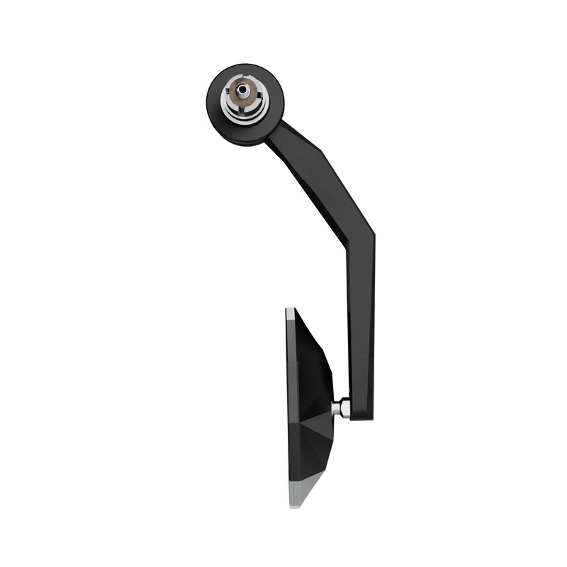 HIGHSIDER pro Lenkerendenspiegel Stealth-RIM X7 Schwarz Mit LED Blinker (1Stck.) – Bild 3