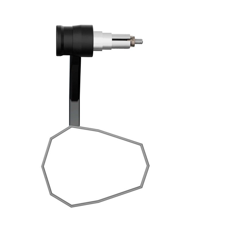 HIGHSIDER pro Lenkerendenspiegel Stealth-RIM X7 Schwarz Mit LED Blinker (1Stck.) – Bild 5