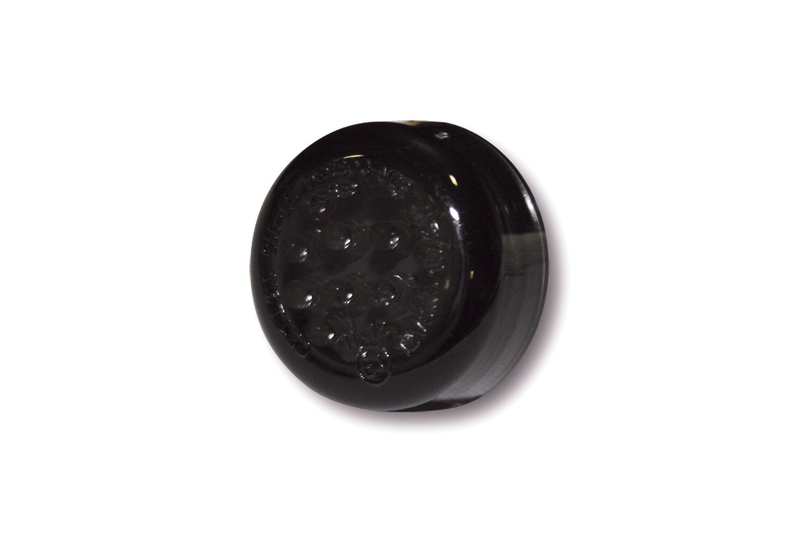 HIGHSIDER Smart Micro Disc LED Blinker Gehäuse Schwarz / Linse Rauchgrau (Paar), Vorn & Hinten – Bild 4