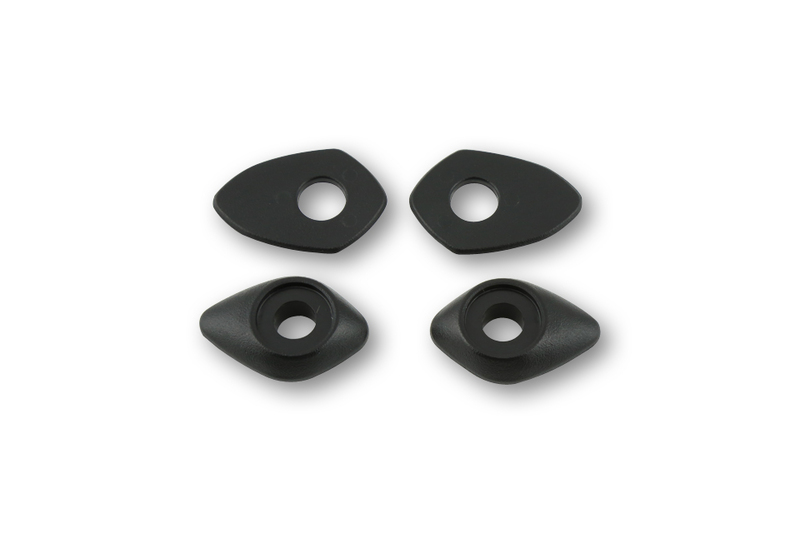 HIGHSIDER smart Montageplatten Indy Spacer Schwarz Für diverse Ducati