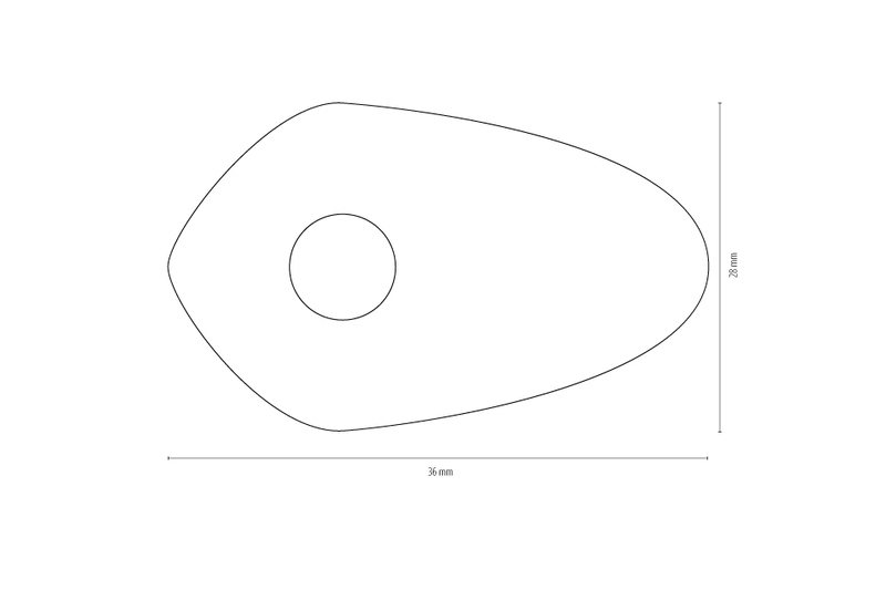 HIGHSIDER smart Montageplatten Indy Spacer Schwarz Für diverse Ducati – Bild 3