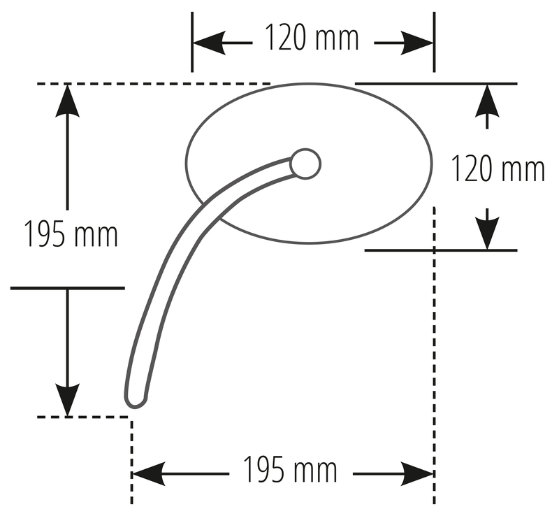 HIGHSIDER smart Spiegel Universal Chrom (1Stck.) – Bild 4
