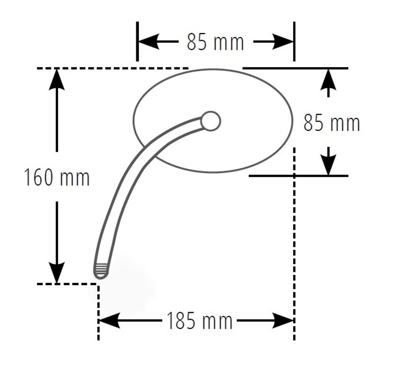 HIGHSIDER smart Lenkerspiegel Mini Schwarz (Paar) – Bild 3