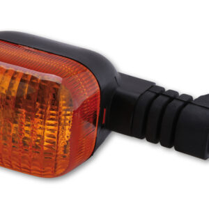 HIGHSIDER Smart Duc-Style Glühlampen Blinker Gehäuse Schwarz / Linse Orange (Stück), Vorn Rechts & Hinten Links