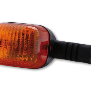 HIGHSIDER Smart Duc-Style Glühlampen Blinker Gehäuse Schwarz / Linse Orange (Stück), Vorn Rechts & Hinten Links