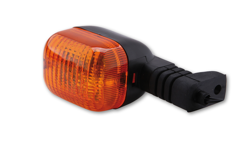 HIGHSIDER Smart Duc-Style Glühlampen Blinker Gehäuse Schwarz / Linse Orange (Stück), Vorn Rechts & Hinten Links – Bild 4