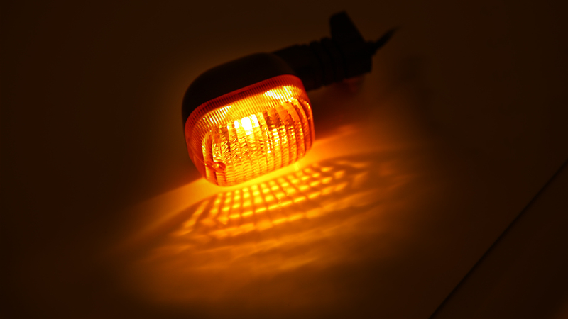 HIGHSIDER Smart Duc-Style Glühlampen Blinker Gehäuse Schwarz / Linse Orange (Stück), Vorn Rechts & Hinten Links – Bild 6