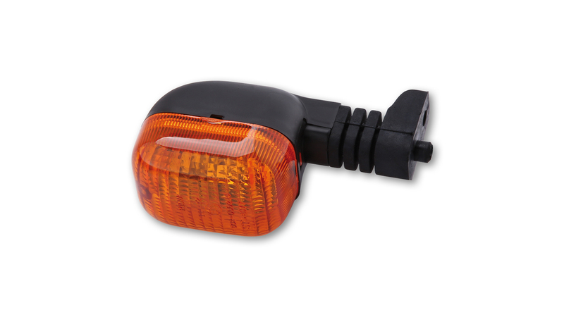 HIGHSIDER Smart Duc-Style Glühlampen Blinker Gehäuse Schwarz / Linse Orange (Stück), Vorn Links & Hinten Rechts – Bild 5