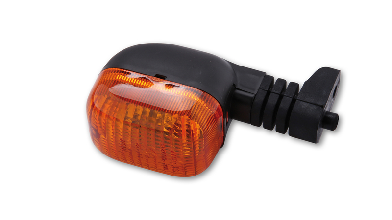 HIGHSIDER Smart Duc-Style Glühlampen Blinker Gehäuse Schwarz / Linse Orange (Stück), Vorn Links & Hinten Rechts – Bild 6