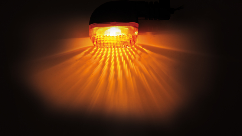 HIGHSIDER Smart Duc-Style Glühlampen Blinker Gehäuse Schwarz / Linse Orange (Stück), Vorn Links & Hinten Rechts – Bild 7