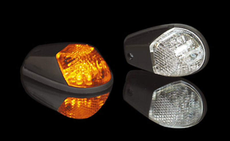 HIGHSIDER Smart Verkleidungsblinker LED Blinker Gehäuse Schwarz / Linse Klar (Paar), Vorn & Hinten – Bild 5