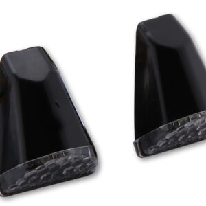 HIGHSIDER Smart Swift LED Verkleidungsblinker Gehäuse Schwarz / Linse Klar (Paar), Vorn & Hinten