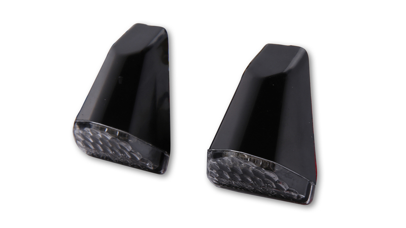 HIGHSIDER Smart Swift LED Verkleidungsblinker Gehäuse Schwarz / Linse Klar (Paar), Vorn & Hinten – Bild 4