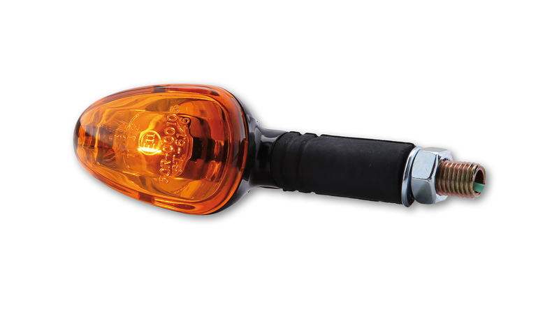 HIGHSIDER Smart Little Duke Glühlampen Blinker Gehäuse Schwarz / Linse Orange (Paar), Vorn & Hinten – Bild 5