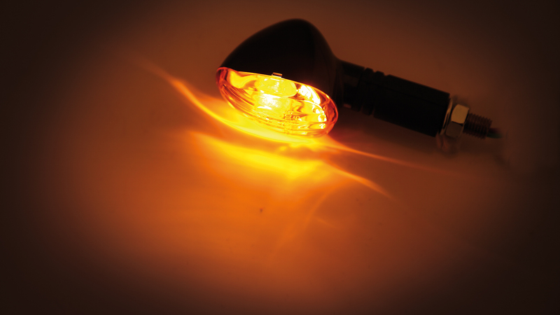 HIGHSIDER Smart Little Duke Glühlampen Blinker Gehäuse Schwarz / Linse Orange (Paar), Vorn & Hinten – Bild 6