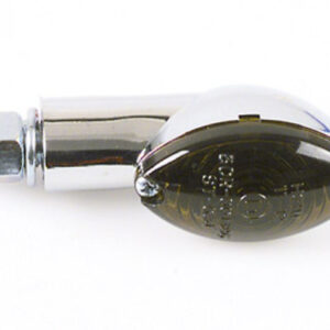 HIGHSIDER Smart Cateye Glühlampen Mini-Blinker Gehäuse Chrom / Linse Rauchgrau (Paar), Vorn & Hinten