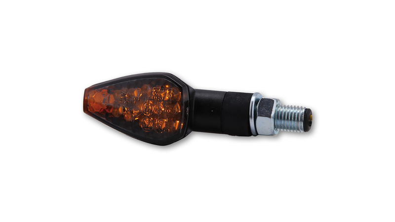 HIGHSIDER Smart Peak LED Blinker Gehäuse Schwarz / Linse Rauchgrau (Paar), Vorn & Hinten – Bild 6